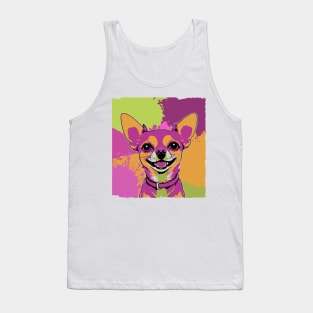 funny and cute dog chihuahua moms Tank Top